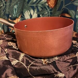Kitchen Academy Copper Look Hammered Sauce Pan